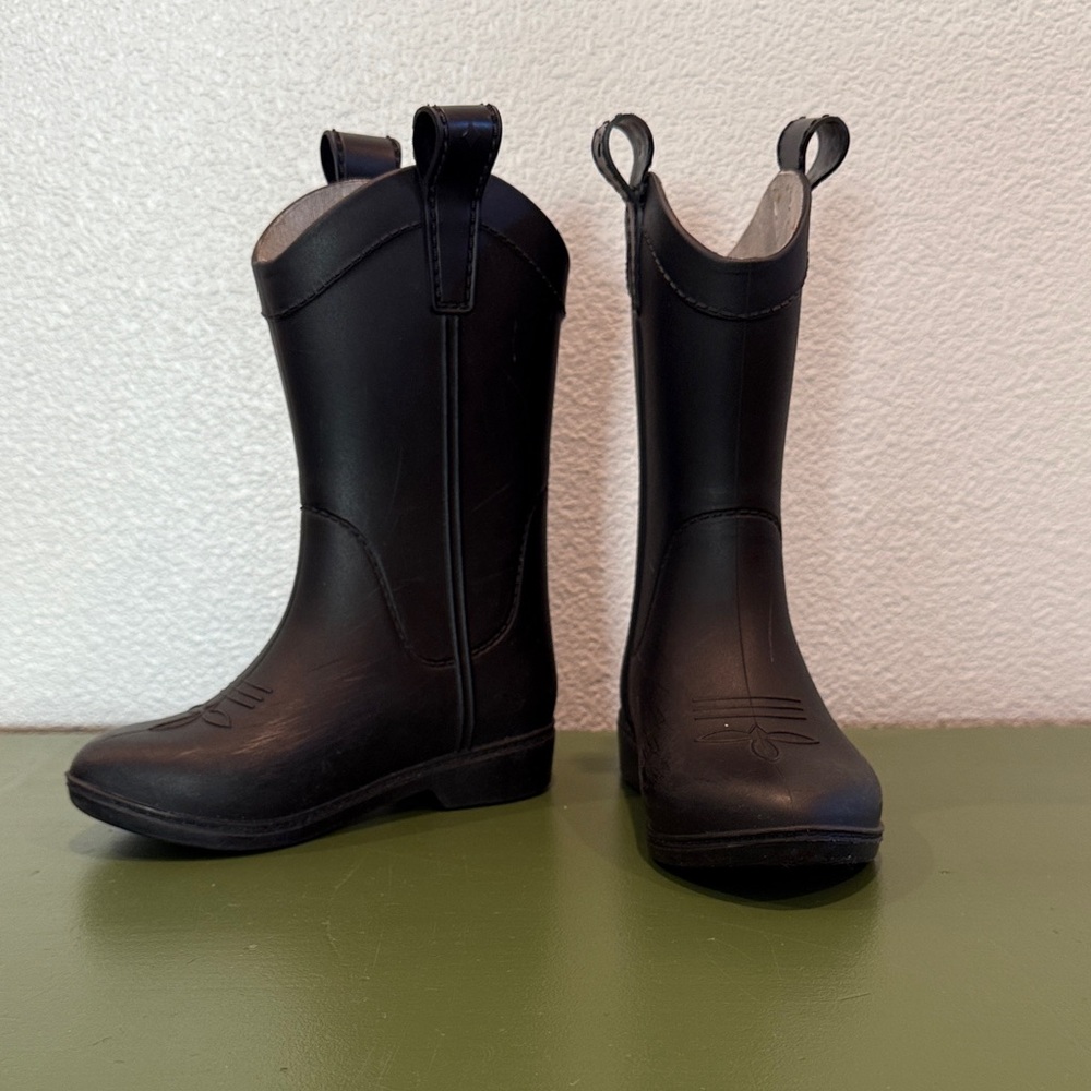 Kids' Black Cowboy Boots